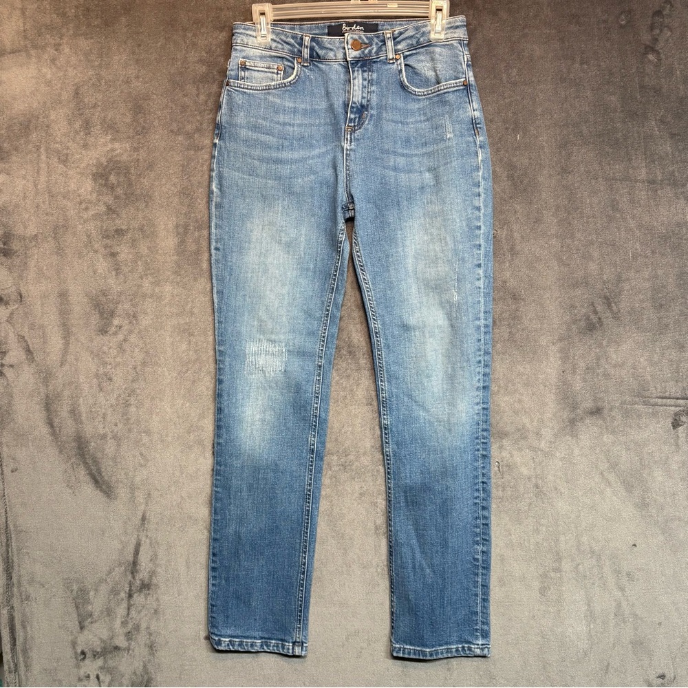 Boden Cavendish Girlfriend Straight-Leg Jeans, Distressed sz 6 Y2K
